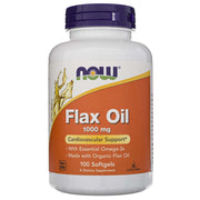 NOW FOODS linų sėmenų aliejus 1000 mg – 100 kapsulių