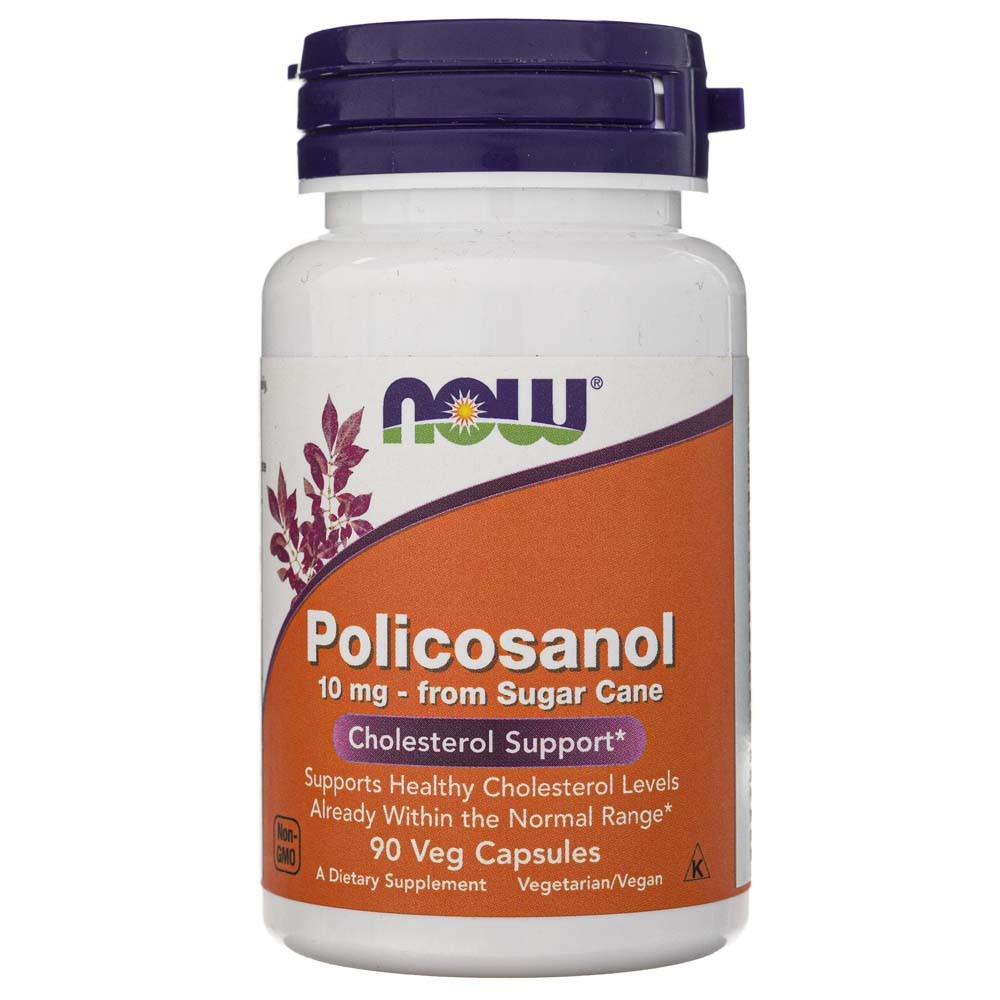 NOW FOODS polikozanolis 10 mg – 90 kapsulių