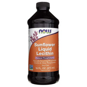NOW FOODS skystas saulėgrąžų lecitinas – 473 ml