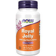 NOW FOODS bičių pienelis 1000 mg – 60 kapsulių