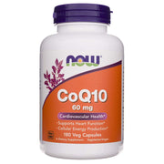 NOW FOODS CoQ10 60 mg – 180 kapsulių