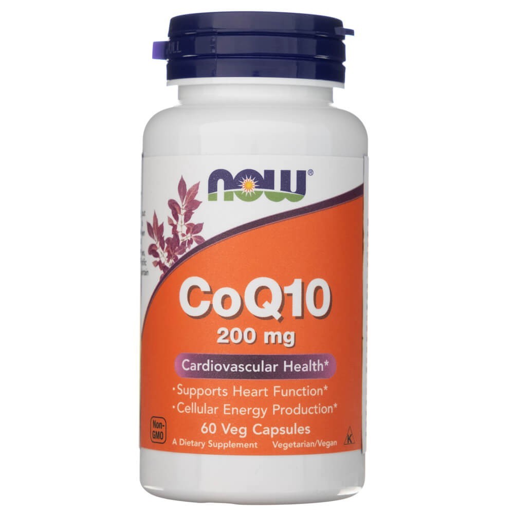 NOW FOODS CoQ10 200 mg – 60 kapsulių