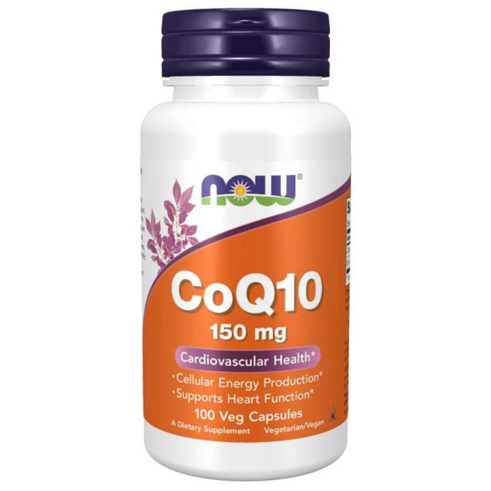 NOW FOODS CoQ10 (kofermentas Q10) 150 mg – 100 kapsulių