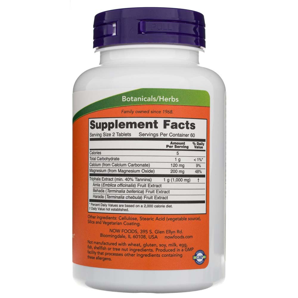 NOW FOODS Triphala 500 mg – 120 tablečių