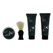 Set Aubusson: Cruiser, Eliminates Impurities, Cleansing Cream, 100 ml + Cruiser, Calming, After-Shave Balm, 100 ml + Cruiser, Shaving Soap, 60 g + Cruiser, Wooden, Face Shaving Brush, Black