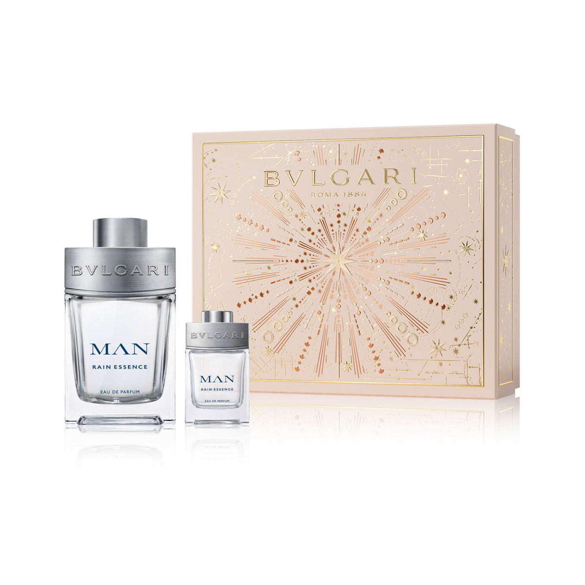 Set Bvlgari: Rain Essence, Eau De Parfum, For Men, 100 ml + Rain Essence, Eau De Parfum, For Men, 15 ml *Miniature