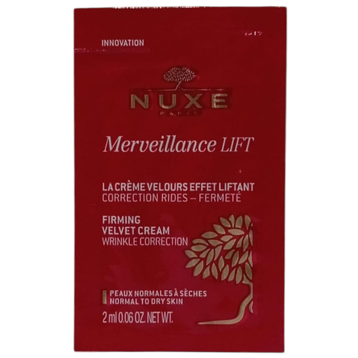 Set Duo, Nuxe, Merveillance Lift, Firming, Cream, For Face, 2 pcs, 2 ml *Sample