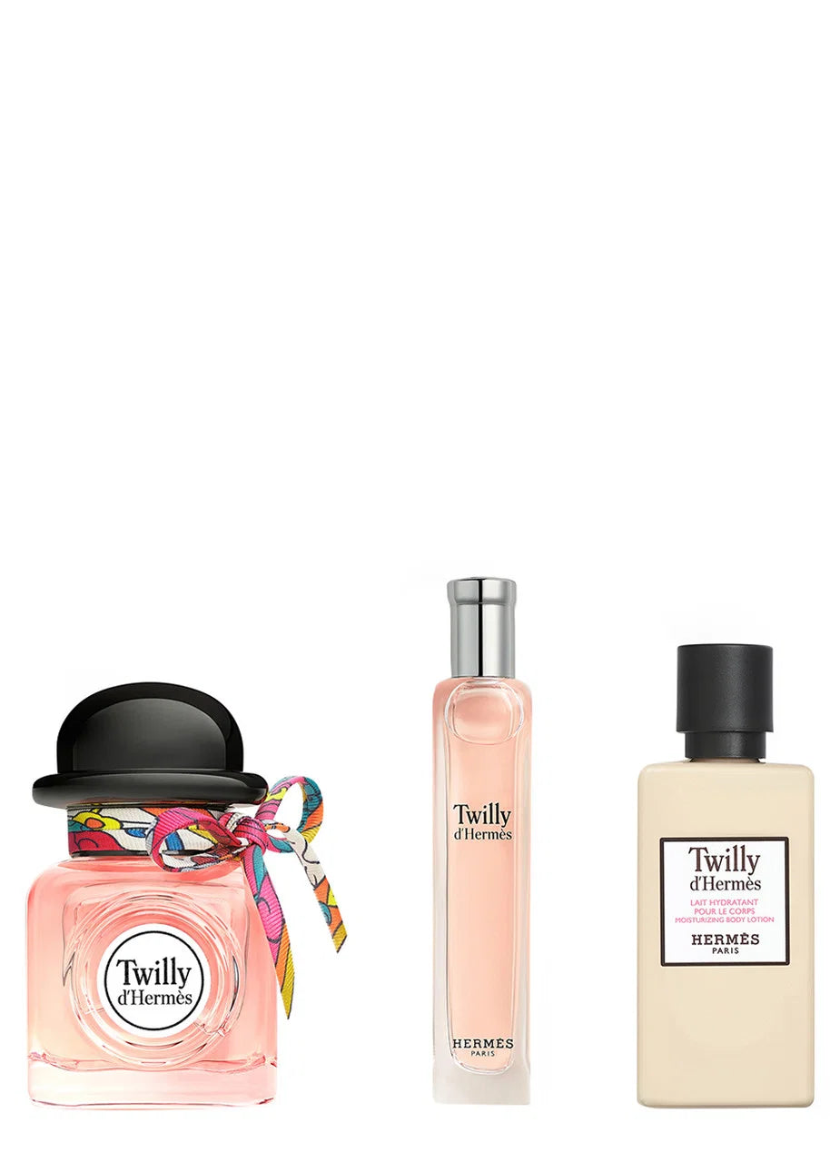 Set Hermes: Twilly d'Hermes, Eau De Parfum, For Women, 50 ml + Twilly d'Hermes, Eau De Parfum, For Women, 15 ml + Twilly d'Hermes, Body Lotion, Body, 40 ml