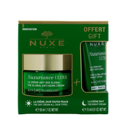 Rinkinys Nuxe: Nuxuriance Ultra veido kremas nuo senėjimo 50 ml + Nuxuriance Ultra naktinis veido kremas nuo senėjimo, 15 ml