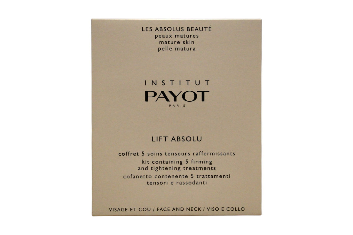 Set, Payot, Lift Absolu, Hydrogel, Firming, Cream Mask, For Face & Neck, 10 pcs