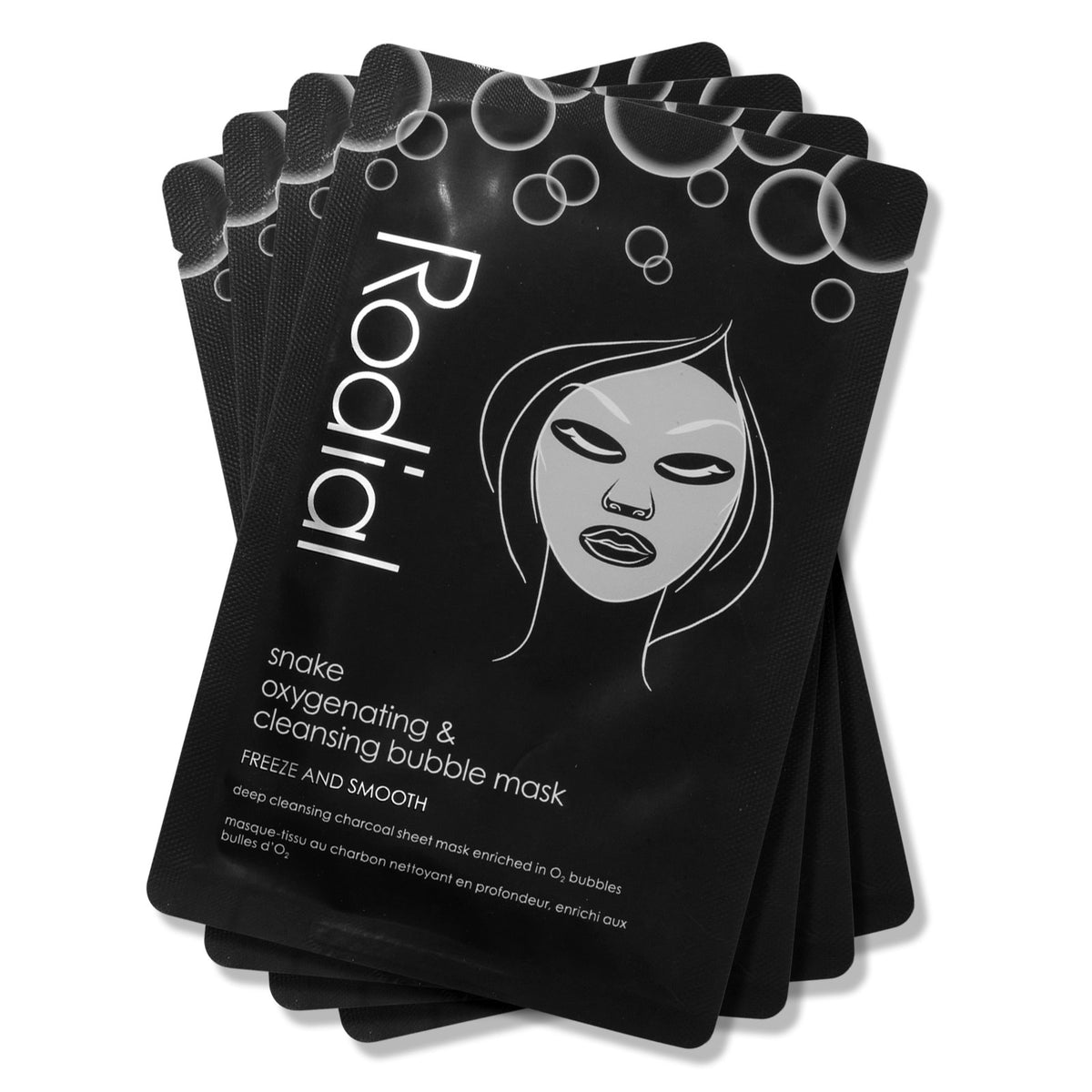 Set, Rodial, Snake, Cleansing, Sheet Mask, For Face, 4 pcs, 22 g