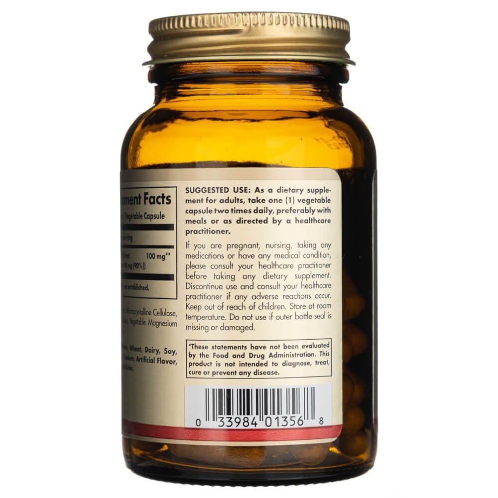 SOLGAR vynuogių sėklų ekstraktas 100 mg – 60 kapsulių