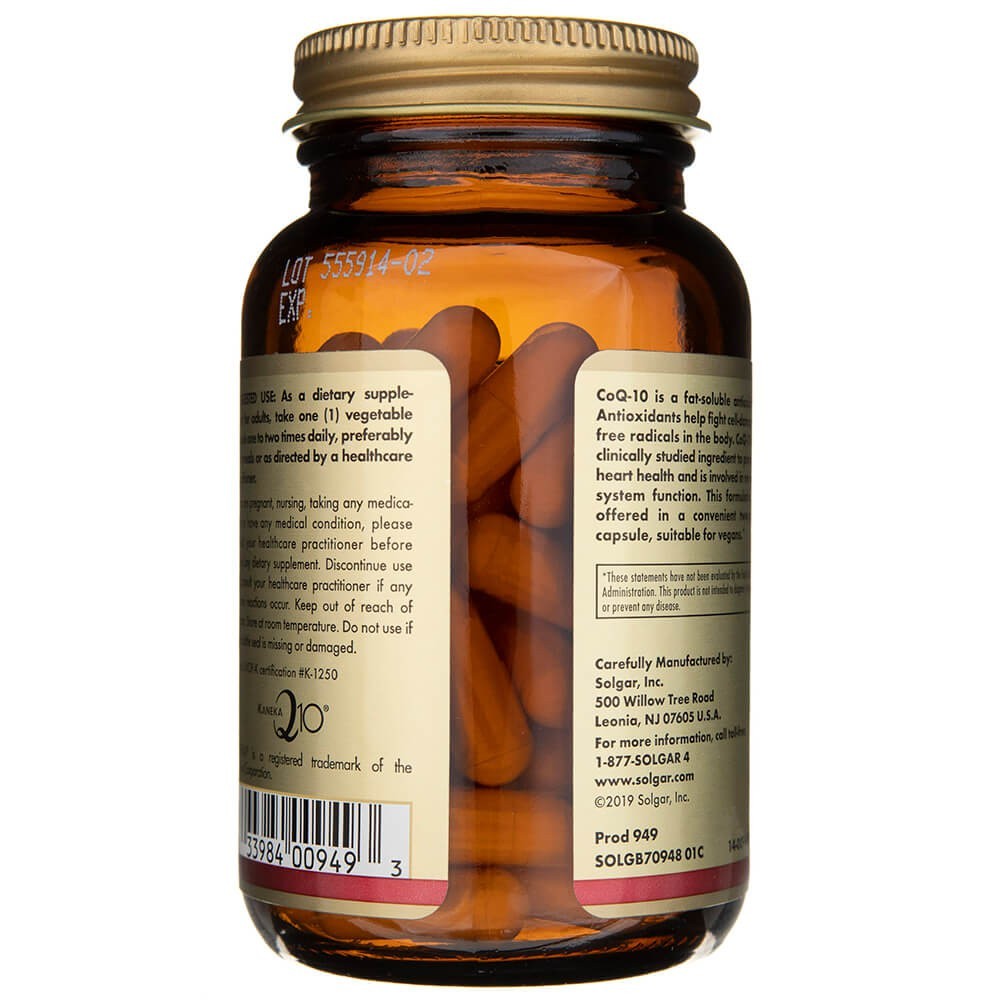 SOLGAR Vegan CoQ-10 200 mg – 60 kapsulių