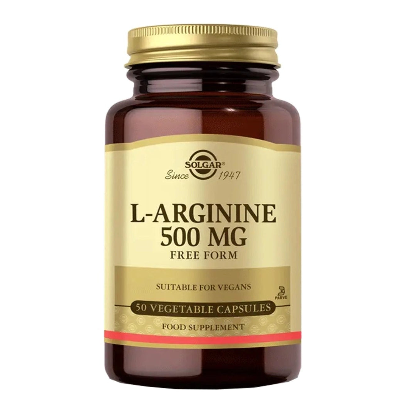 SOLGAR L-argininas 500 mg – 50 kapsulių