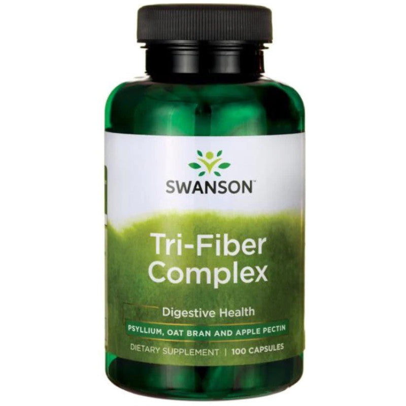SWANSON Tri-Fiber Complex maistinės skaidulos – 100 kapsulių