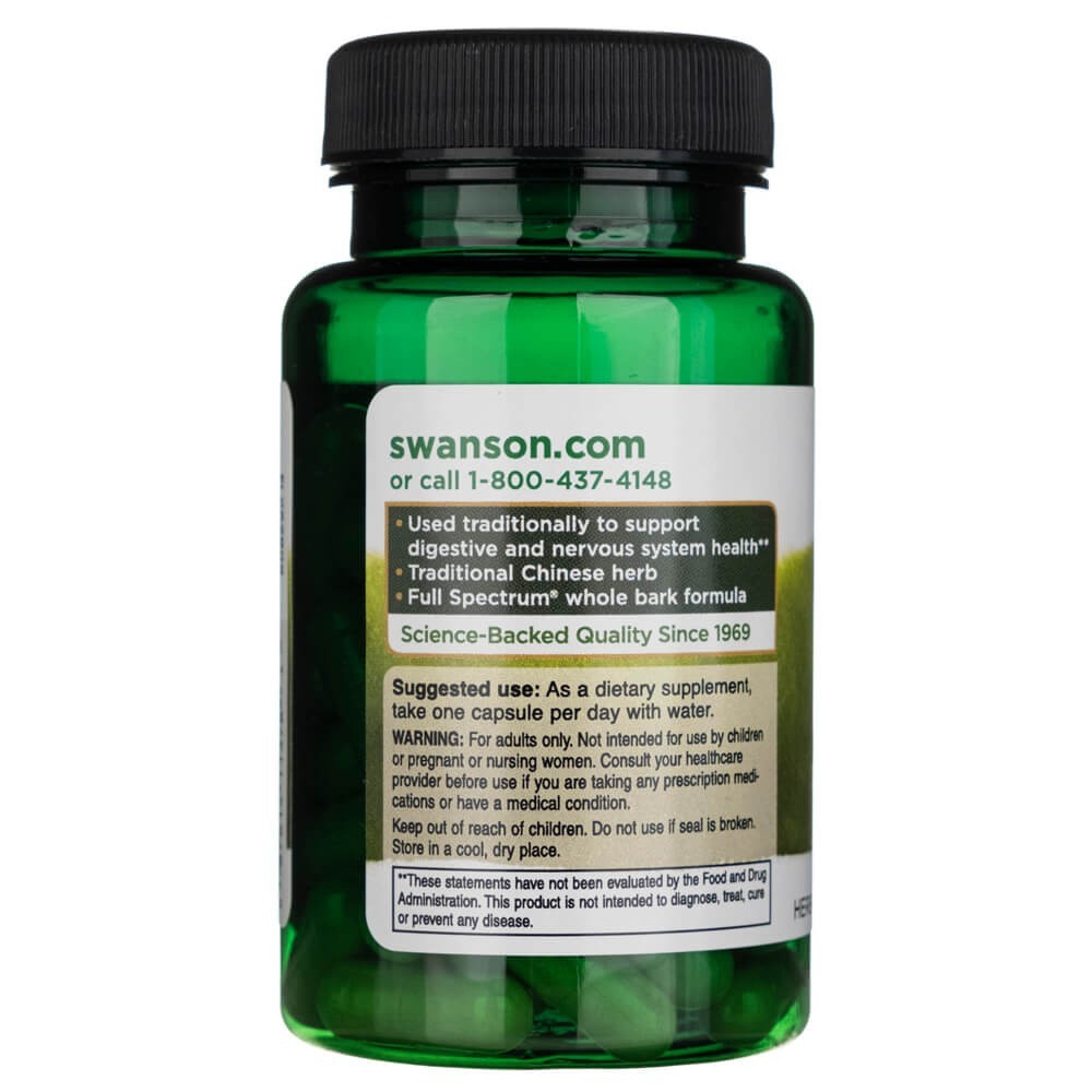 SWANSON magnolijos žievė 400 mg – 60 kapsulių