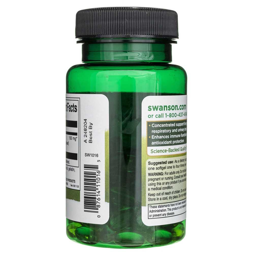 SWANSON raudonėlio aliejaus 10:1 ekstraktas, 150 mg – 120 kapsulių