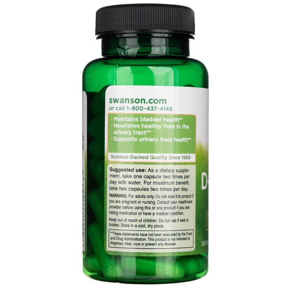 SWANSON D-manozė 700 mg – 60 kapsulių