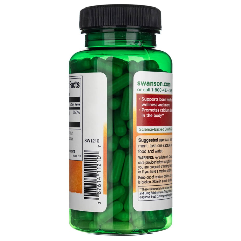 SWANSON vitaminas D3 2000 TV (50 mcg) – 250 kapsulių