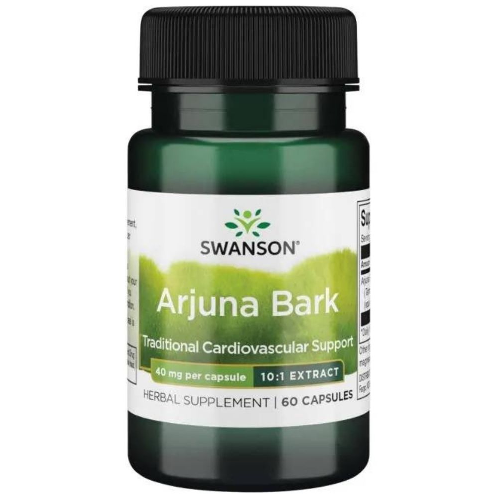 SWANSON Arjuna žievė 40 mg – 60 kapsulių