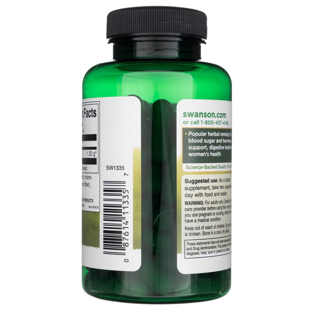 SWANSON ožragės sėklos 610 mg – 90 kapsulių