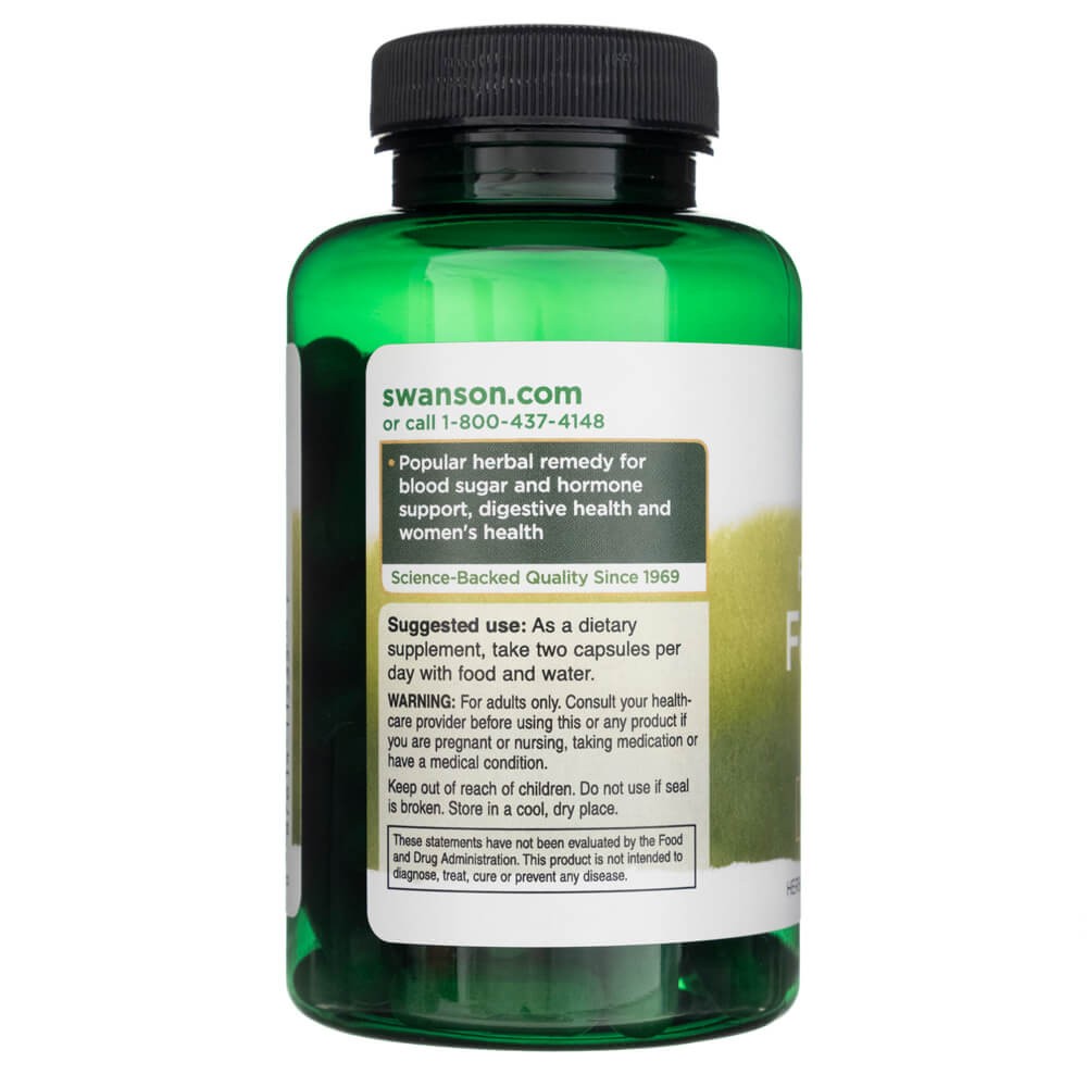 SWANSON ožragės sėklos 610 mg – 90 kapsulių
