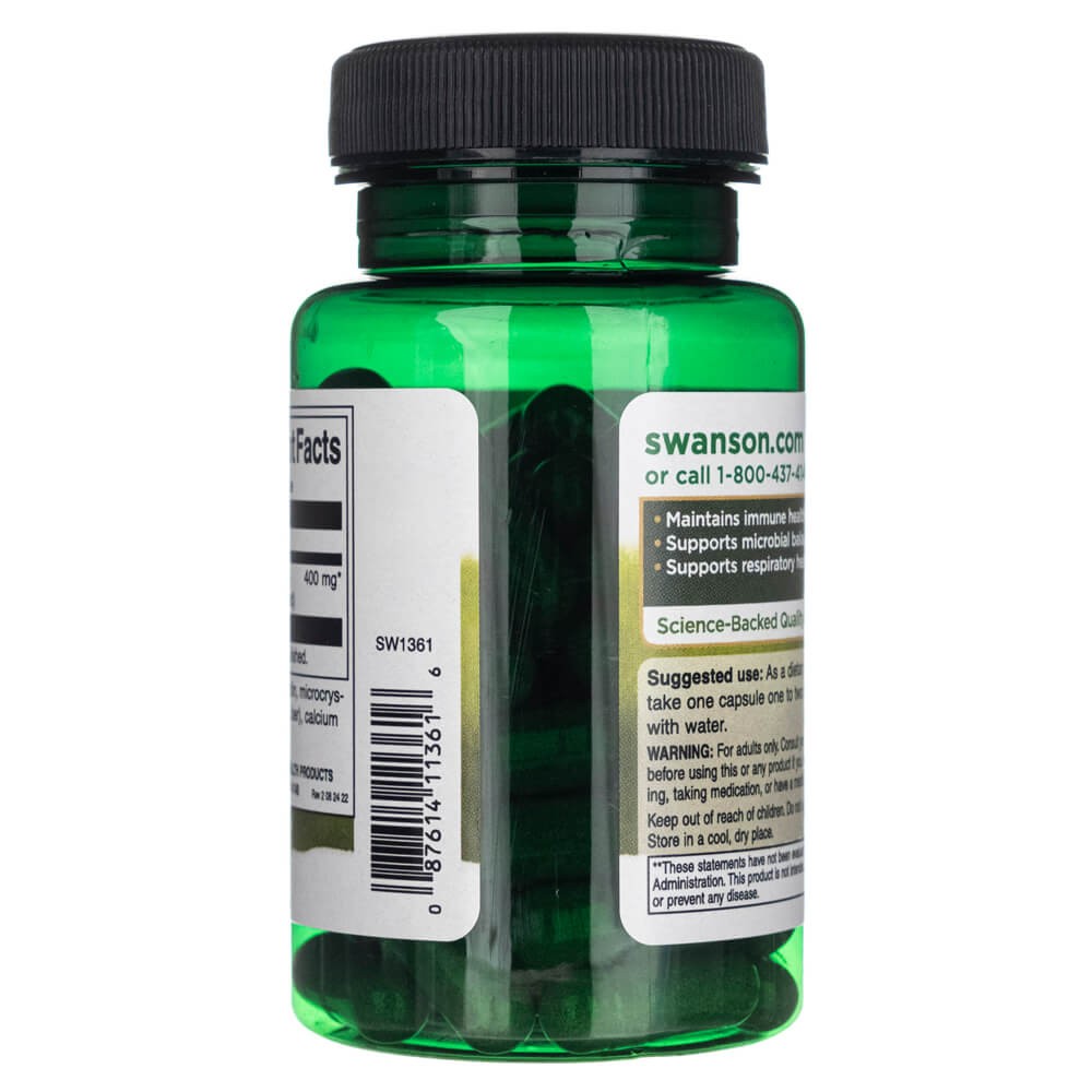 SWANSON juodieji kmynai 400 mg – 60 kapsulių
