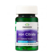 SWANSON geležies citratas 25 mg – 60 kapsulių