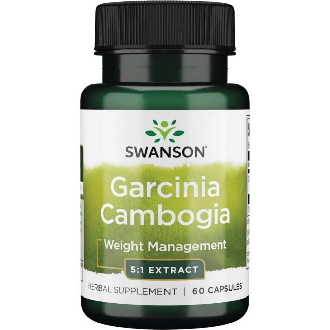 SWANSON Garcinia Cambogia ekstraktas 80 mg – 60 kapsulių