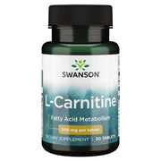 SWANSON L-Karnitinas 500 mg – 30 tablečių