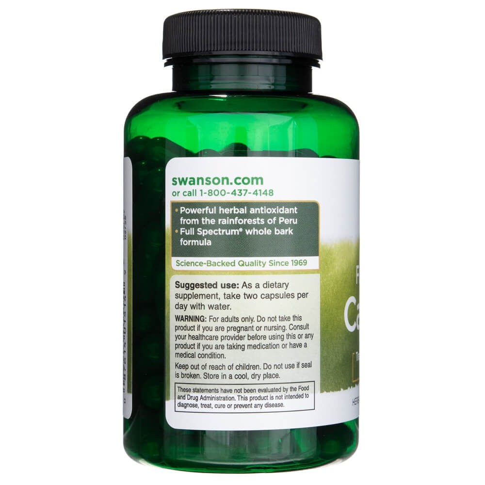 SWANSON Cat's Claw 500 mg – 100 kapsulių