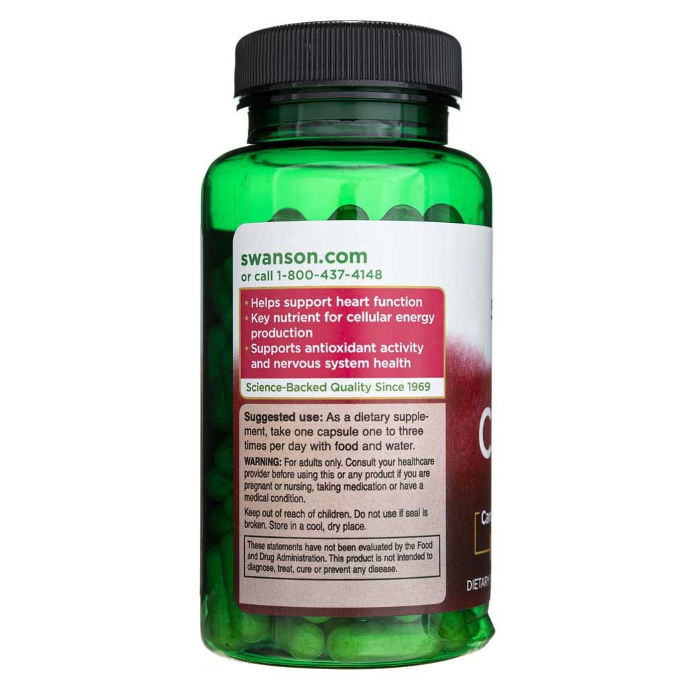 SWANSON Kofermentas Q10 30 mg – 120 kapsulių