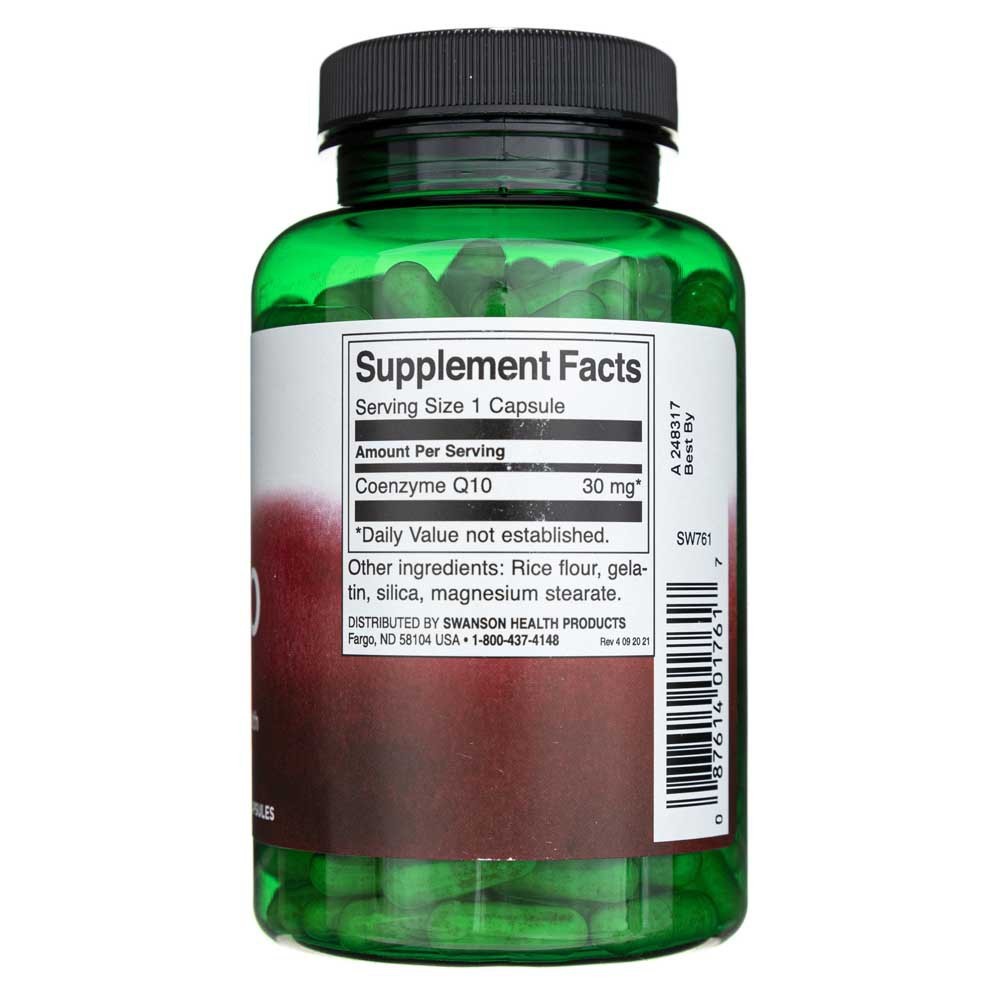 SWANSON CoQ10 30 mg – 240 kapsulių