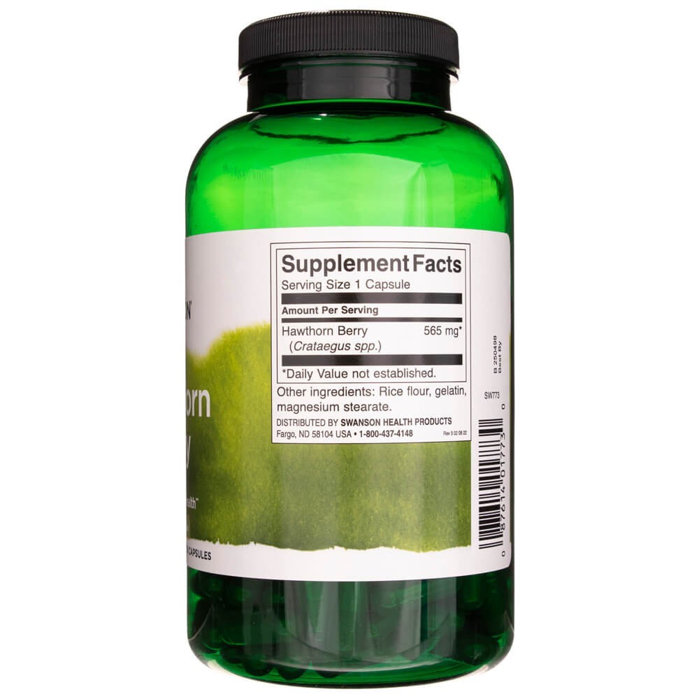 SWANSON gudobelės uogos 565 mg – 250 kapsulių
