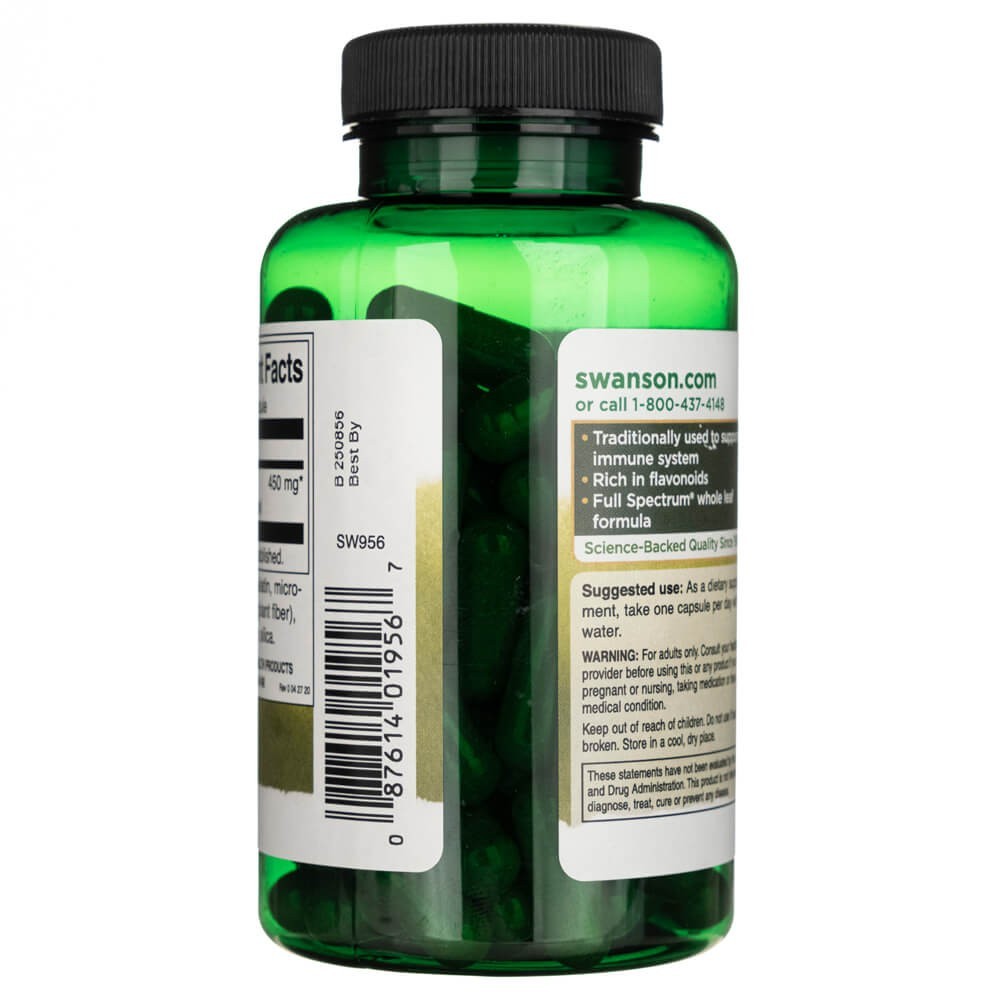 SWANSON raudonėlis 450 mg – 90 kapsulių