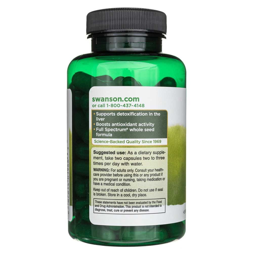 SWANSON margainis 500 mg – 100 kapsulių