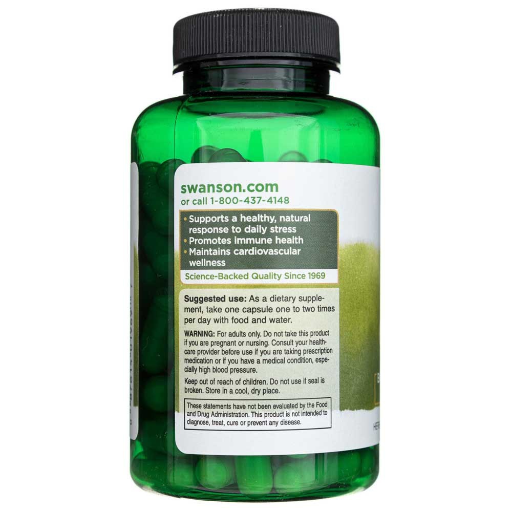 SWANSON korėjietiškas ženšenis 500 mg – 100 kapsulių