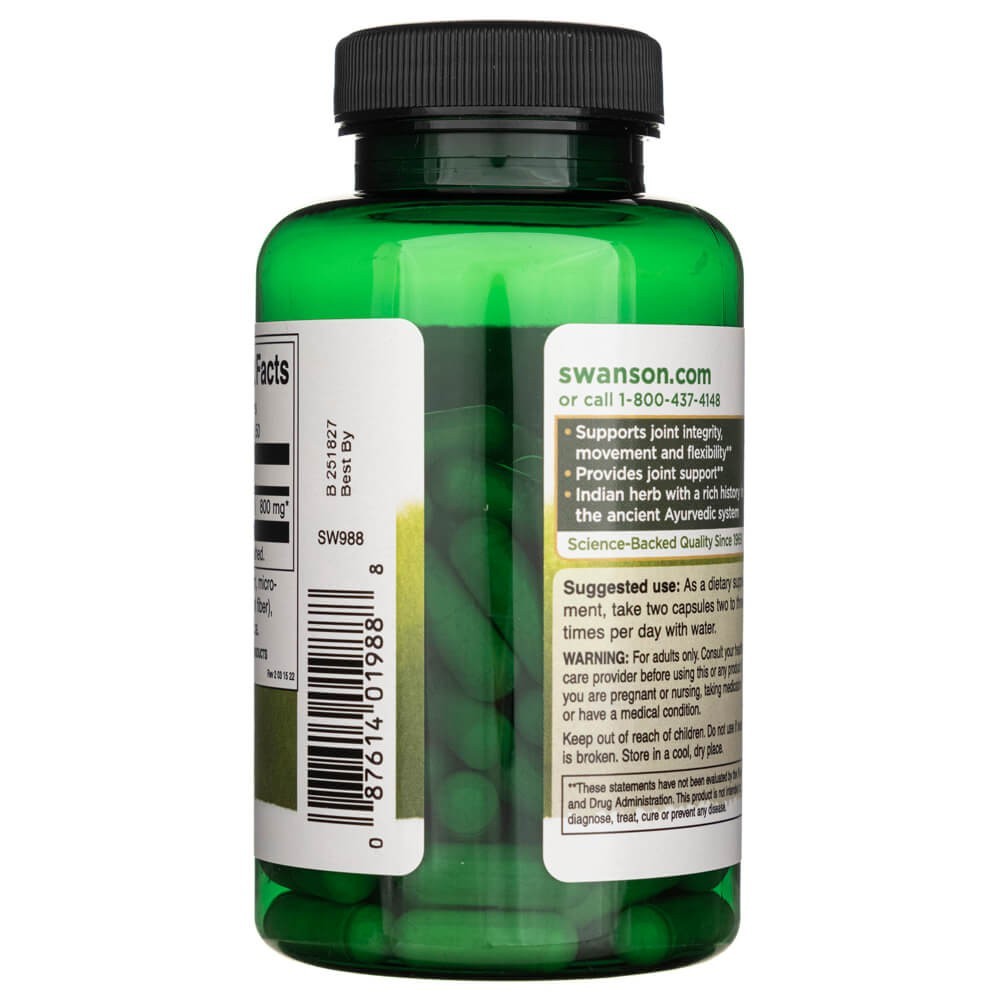 SWANSON Boswellia 400 mg - 100 kapsulių