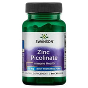 SWANSON cinko pikolinatas 22 mg – 60 kapsulių