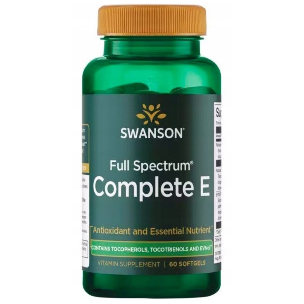 SWANSON Full Spectrum E su tokotrienoliais – 60 kapsulių