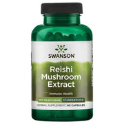 SWANSON Reishi grybų ekstraktas – 90 kapsulių