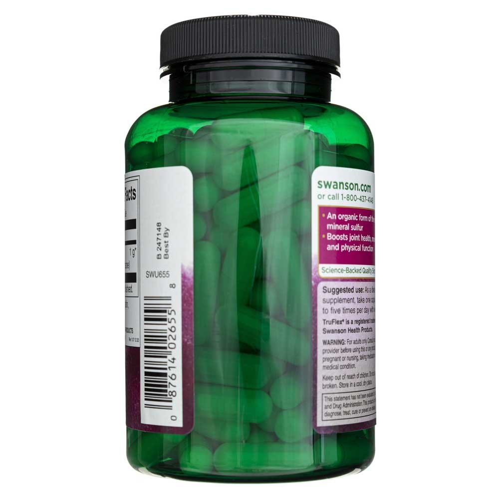 SWANSON MSM 1000 mg – 120 kapsulių