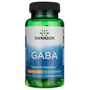 SWANSON GABA maksimalaus stiprumo 750 mg – 60 kapsulių