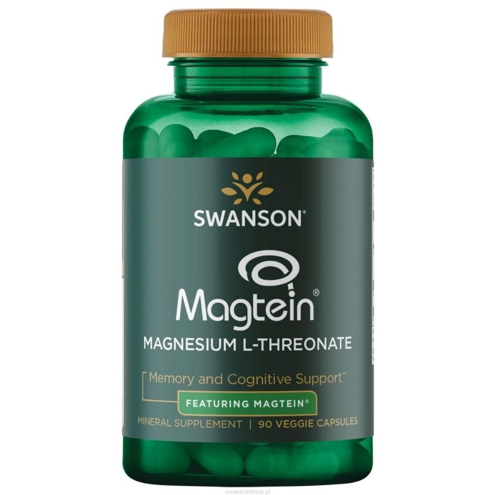 SWANSON Magtein magnio L-treonatas – 90 kapsulių
