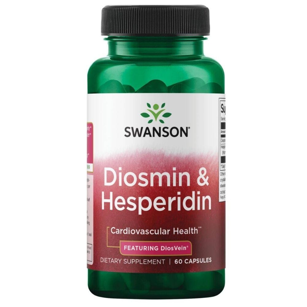 SWANSON diosminas ir hesperidinas (DiosVein) – 60 kapsulių